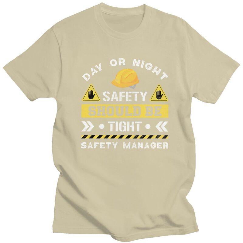 Security Safety Officer Security Officer Safety Ager Gift T Shirt Pure Cotton Tshirt Short Sleeve Tee Shirt Slim Fit Clothing