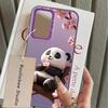 Chubby Panda Case for Samsung Galaxy A10 A20 A50 A54 A56 A51 A52 A72 A03 A06 A07 A71 A04 A05 Back Phone Cover