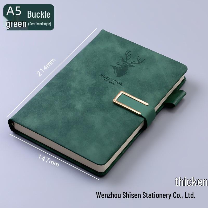 A5 Business Schnallen Notizbuch Set: Benutzerdefinierter Verdickter Notizblock mit Geschenkbox für Büromeetings