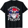 Cooles Norwegisches Wikinger Lustiges Norwegen Flagge Wikinger Liebhaber Geschenk Unisex T-Shirt