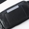 Simple Waist Pack Men's Head Layer Cowhide Car Stitching Color Contrast Fashion Chest Bag Convenient Leisure Mobile Phone Bag