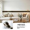 Wall Border Sticker Waterproof PET Baseboard Decal Farmhouse Wallpaper Design for Dining Room Pantry Wall Decoration