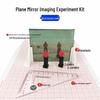 Semi-Reflective Plane Mirror Optical Experiment Kit for Physics Teaching & Demonstration of Object-Image Distance