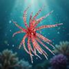 6Pcs Fishing Sea Urchin Lures Tear Resistance Soft Floating Swimbait Slow Sinking Artificial Baits for Saltwater Freshwat