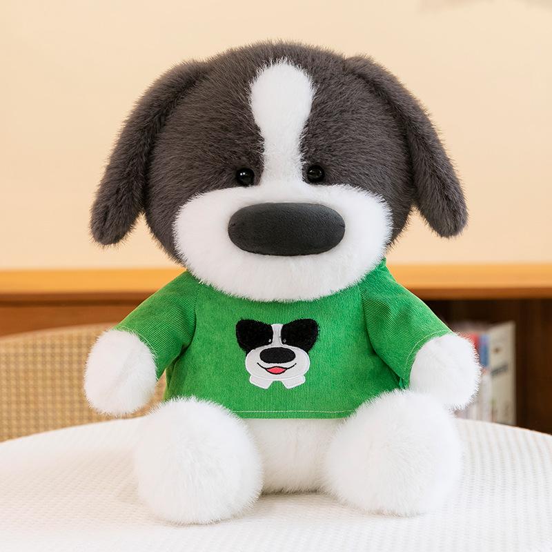 

Свитер собака плюшевая игрушка милый свитер щенок кукла кукла дети подушка для сна подарок на день рождения 40 cm 0.58kg зелёный