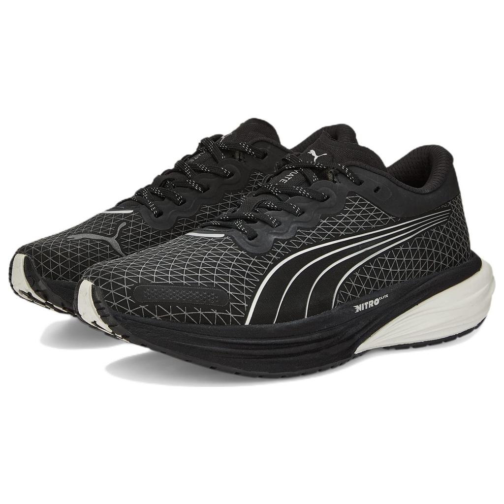 Nové PUMA Deviate Nitro 2 Wtr 'Black Metallic Silver' Dámské 376857-01