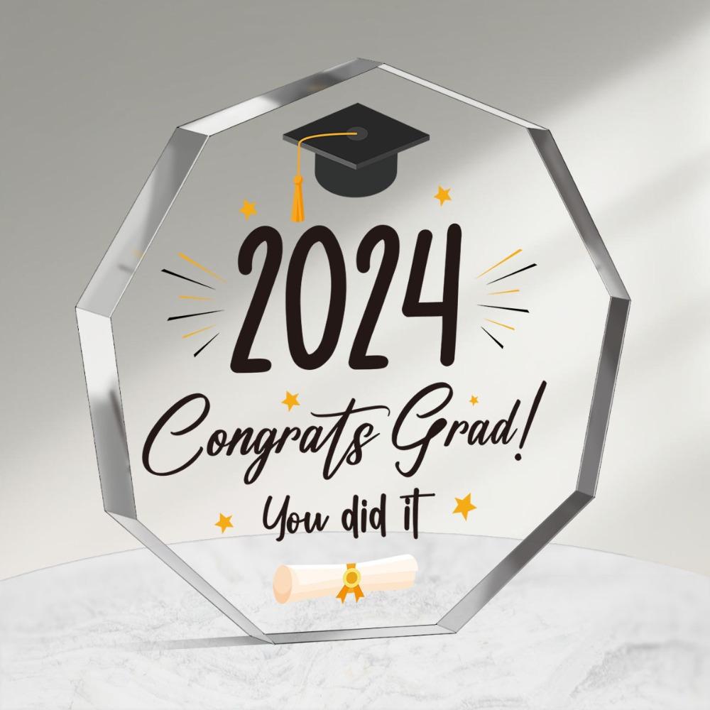 

2025 Graduation Plaque - College & High School Keepsake Gift for Friends чистый