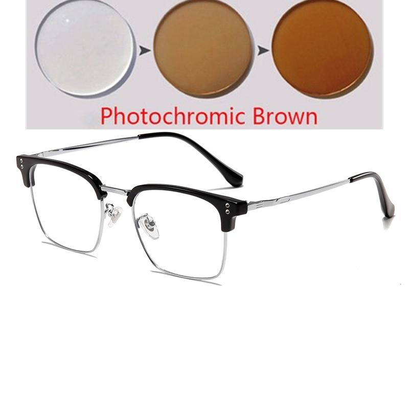 Vintage Literary Student Optical Glasses Women Men Blue Blocking Rays Square Shortsighted Prescription Eyeglasses 0 -0.5 -0.75 To -6