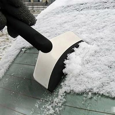Yousheng Car Snow Shovel Plastic Handle Silicone Squeegee Soft Bristles Vehicle Cleaning Brush Snow Ice Removal No Scratch Winter Tool
