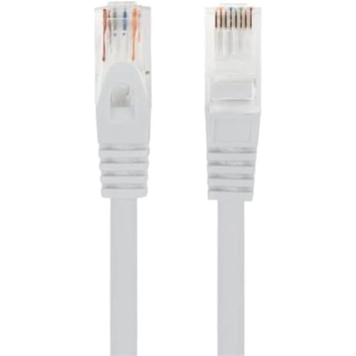Câble Réseau - LANBERG - Cat.6 UTP - 10M - LSZH - Certifié FLUKE Passed
