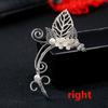 1 Pc Chic Elf Ohr Manschette Perle Höhlte Blume Blatt Cosplay Fee Ohrring Clips für Frauen Mädchen Hochzeit Earcuff schmuck
