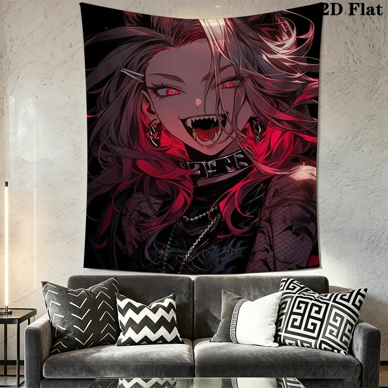 Hazbin Hotel Pattern Home Decor Tapestry, Wall Hanging, Decorative RV Wall Cloth.MGT0918540