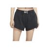 Nike Logo Print High-Waisted Shorts Women shorts Black CZ9858-010