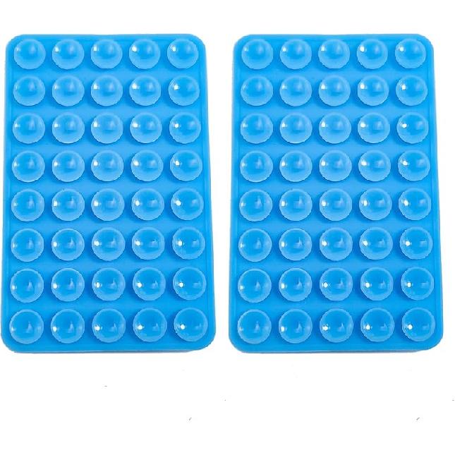 Mobile Phone Suction Cup Silicone Exquisite Double-Sided Type, 2 Sets, Hands-Free Mobile Phone Accessories, for Selfies and Videos, Strong Support