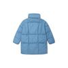 Levis FW22 Solid Color Mid-Length Long Sleeve Down Jacket Women Outerwear Blue A5179-0002