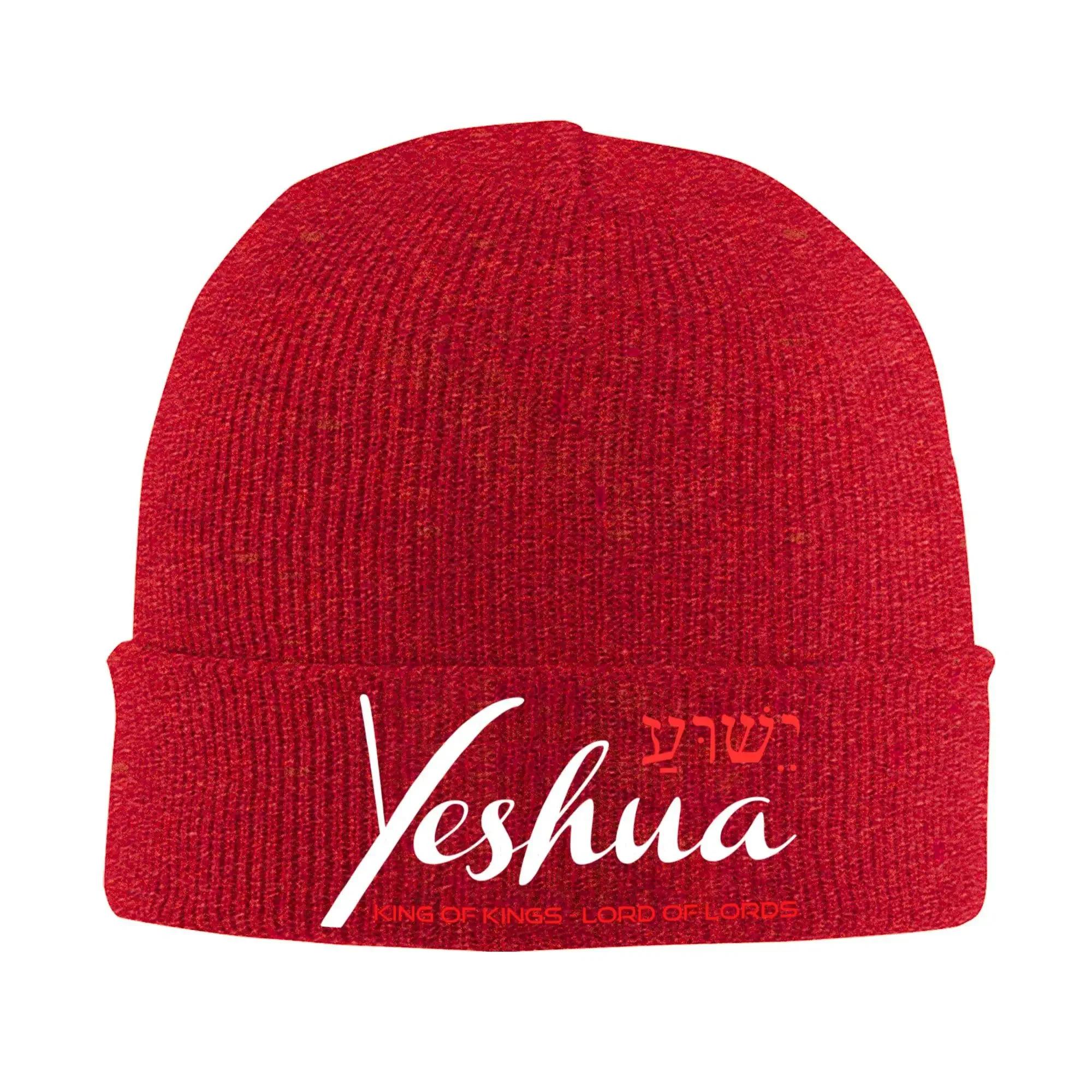 

Custom Yeshua Jesus Christian Skullies Beanies Caps Unisex Winter Warm Knitting Hat Unisex Women Hip Hop Adult Bonnet Hats Ski Cap One Size