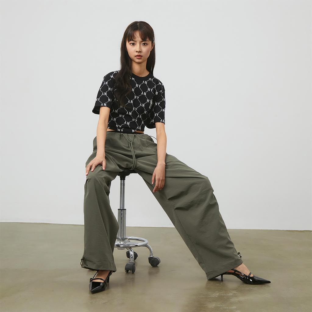 New MLB MONOGRAM Collection New York Yankees T Shirt Unisex Black 3ATSM0143-50BKS