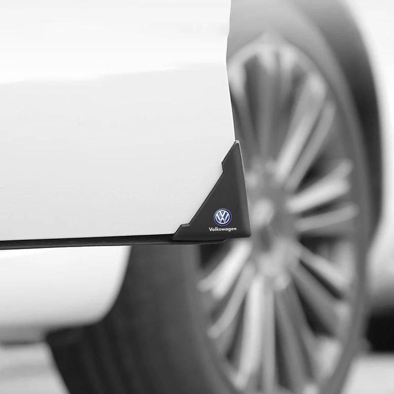 2Pcs Car Door Corner Cover Bumper Crash Anti-Scratch Protection Sticker For Volkswagen Golf-6 7 4 5 POLO Passat B5 B6 B7 T4 T5 Tiguan Jetta Gol