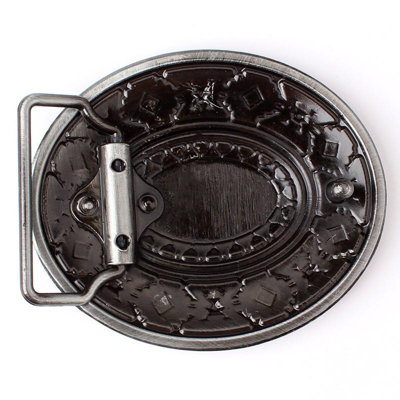 Style European And American Retro Belt Buckle Color Point Oil Belt Buckle Spot