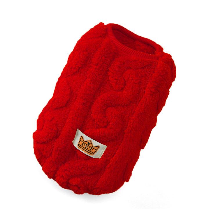 Vestiti in peluche per animali domestici: Carino Gilet in Pile Double-Face per Cani e Gatti - Extra Caldo e Resistente al Freddo per Autunno e Inverno
