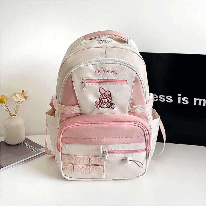 Schoolbag College Style High Value Backpack Versatile Japanese Junior High School Girls Backpack College Student Simple Large Capacity School Bag