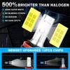 2Pcs H11 H8 H9 LED Fog DRL Bulbs 9005 HB3 9006 HB4 CSP Chip Led Foglights Daytime Running Light 6000K White Super Bright Lamp