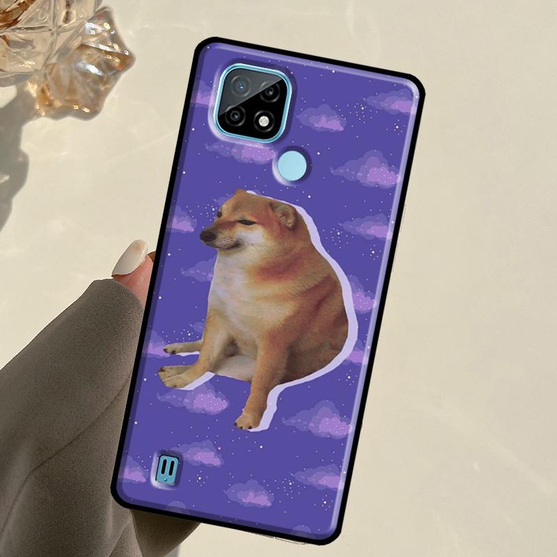Funny Cheems Doge For Realme 13 11 10 12 14 Pro Plus GT 5 6 6T GT7 Pro C67 C61 C53 C51 C21Y C25S C75 C55 Case