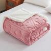 New Minimalist Hollow Jacquard Blanket Thickened Soft Warm Bed Blankets Quilt Multi Functional Sofa Blanket for Office Nap Time