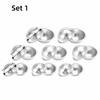 Ball Shape DIY Cake Mould Tools Silvery White Soap Making Molds  Spa Crafts Making