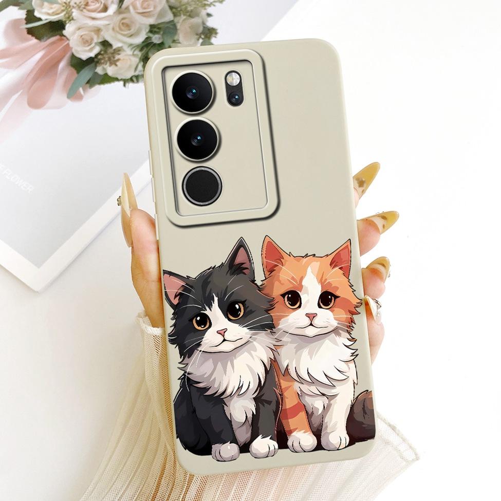 Phone Case For Vivo V29 V2250 V29Pro V2251 Casing For Vivo V29 Pro Cover Silicone Fashion Cartoon Cute Funny Painted