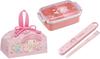 Skater My Melody 25 Big Ribbon Antibacterial Dishwasher Safe Soft Lid Tight Lunch Square Chopsticks and Chopstick Case Lunch Drawstring My Melody