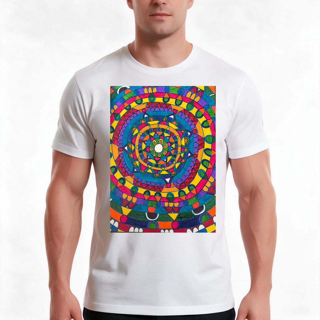 Mystical Wonder Tshirt Summer Casual Cotton Tee Oversized Streetwear Tops Vintage Graphic Print Loose Fit Short Sleeve
