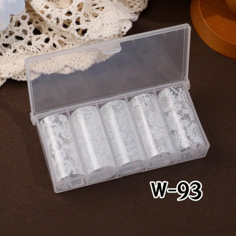 Laser Nail Foils Lace Design Nail Art Stickers Professional Nail Decorations  Manicure DIY