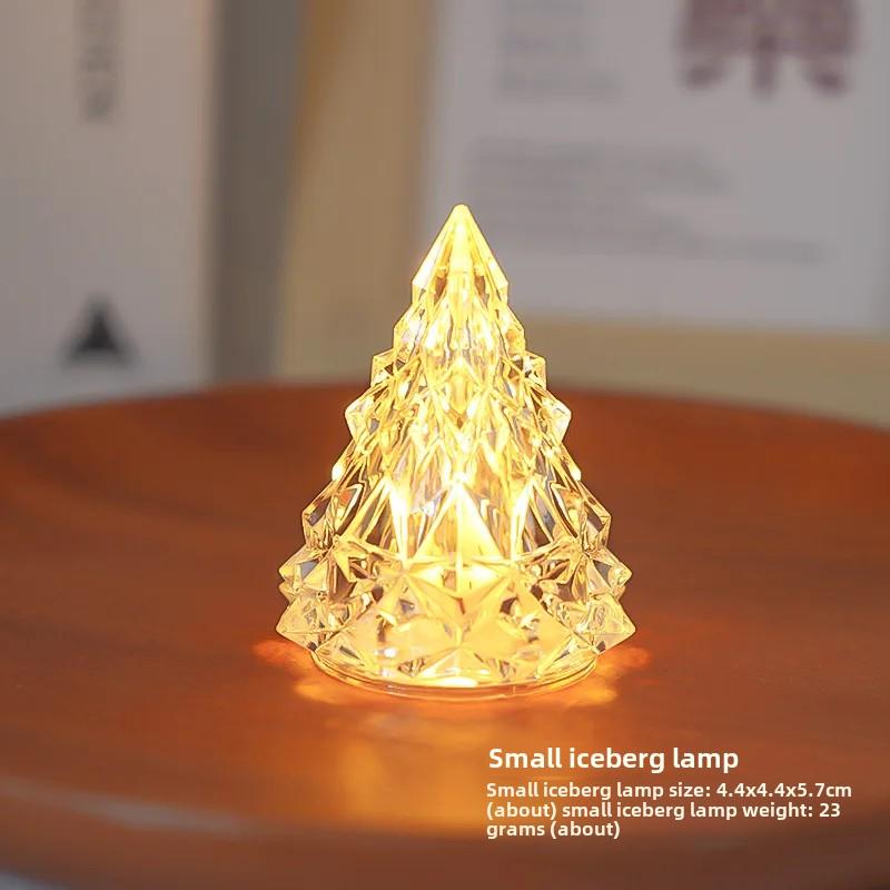 

Светодиодный ночник айсберг креативный светящийся электронный светильник-свеча настольное украшение макет атмосфера свет кристалл небольшое украшение