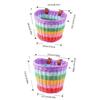 Kids Bikes Basket Plastic Wovens Bikes Basket Childrens Bicycles Handlebars Basket