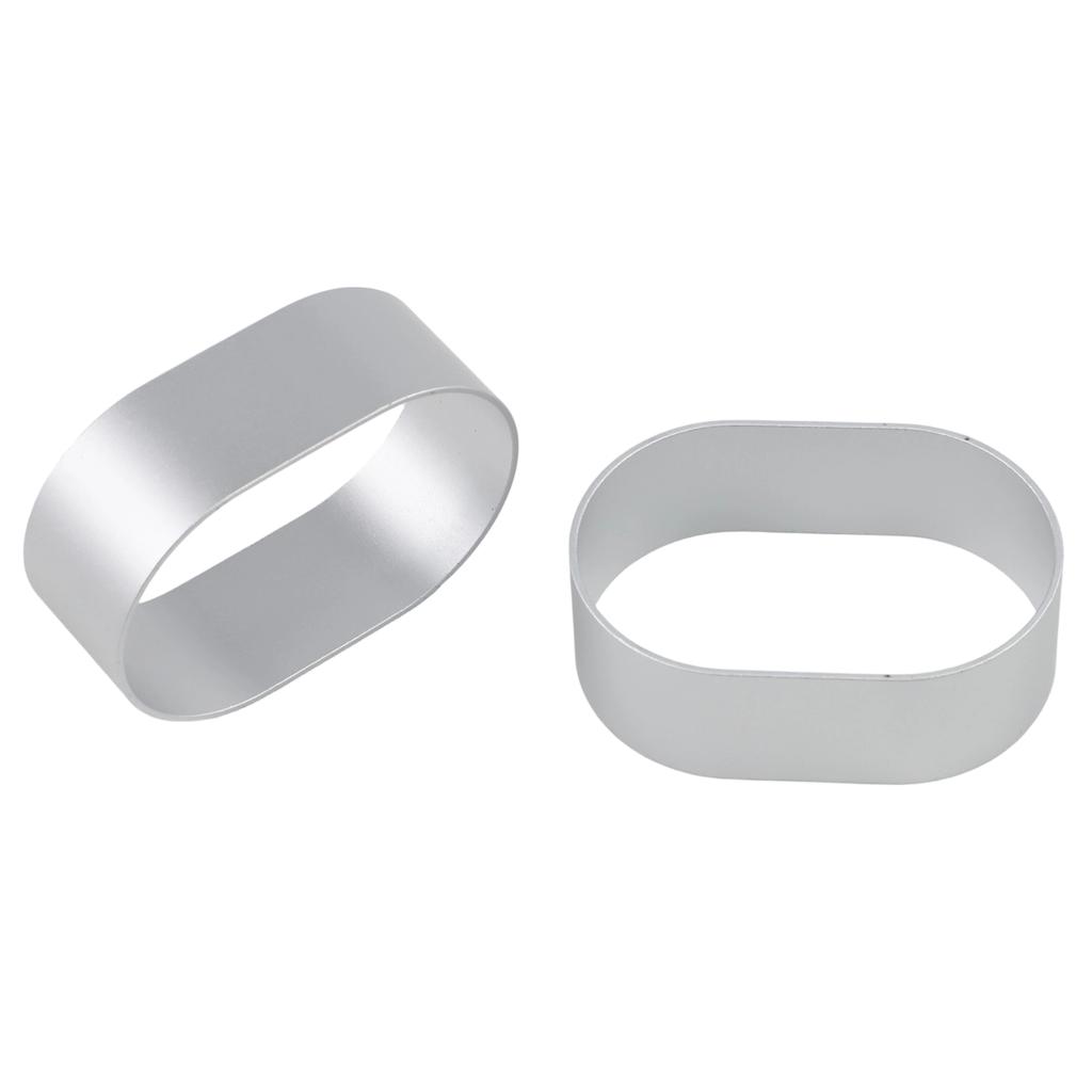 Sturdy Cheese Cake Rings Aluminum Alloy Half Cooked Molds (Pack of 10)