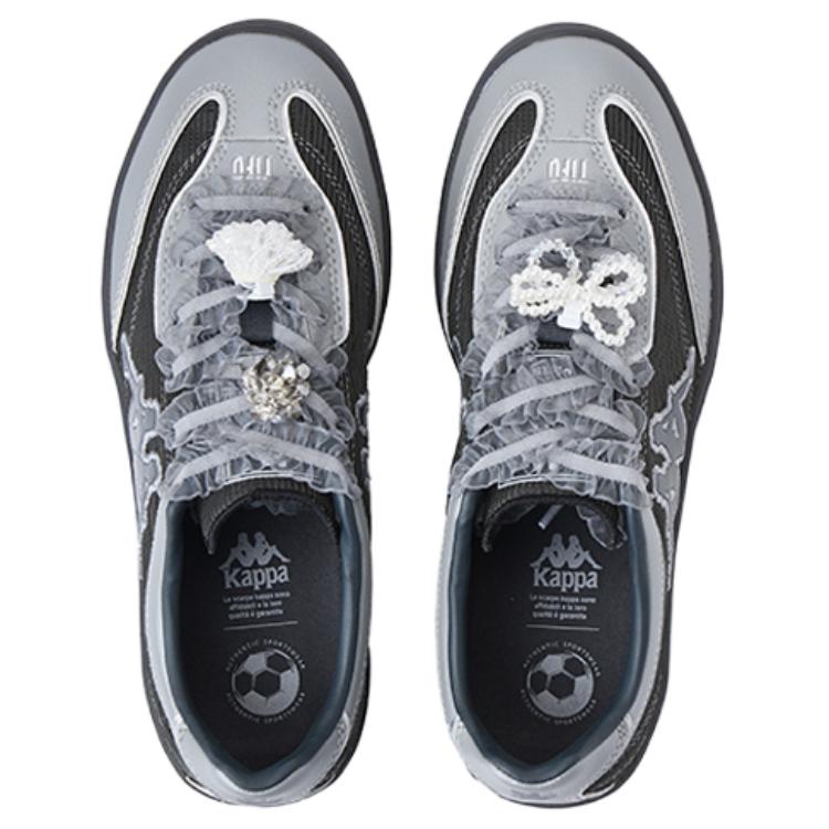 Kappa Comfortable Versatile Slip-Resistant Waterproof Low-Top Skate Shoes Unisex sneakers Black K0F25CC70W-8722