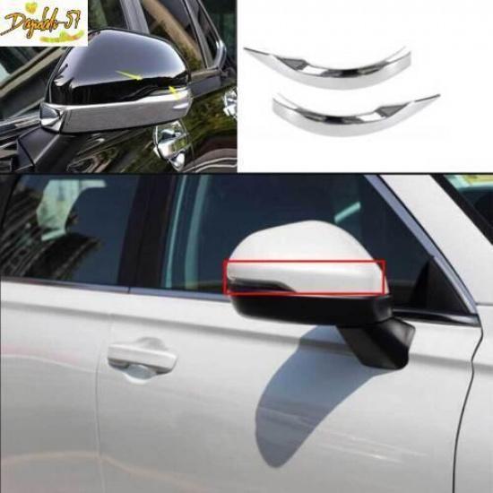 For Honda CRV CR-V 2024 Chrome ABS Rear View Mirror Strip Molding Trim 2X