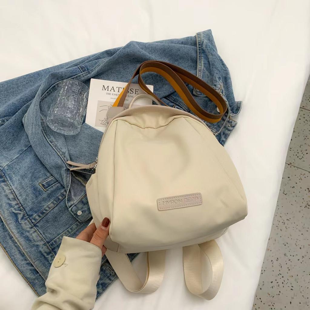 Mammaveske Ryggsekk Reise Liten Ryggsekk Ensfarvet Skulderveske Messenger Bag