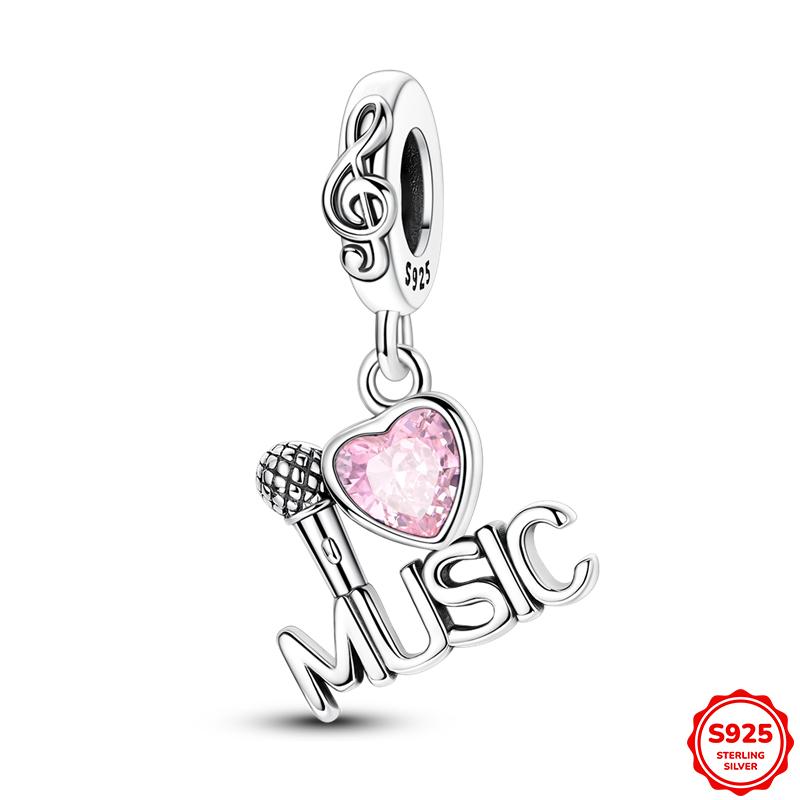 925 Silver Moments Keychain Charm Fit Original Silver Beade Ladies Gift