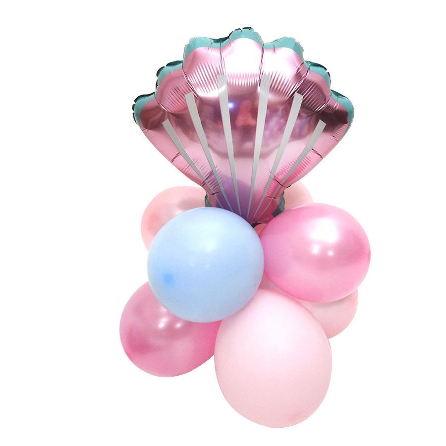 Mermaid Tail Balloon Set for Birthday Party Decoration