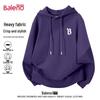 Baleno Men's JPBB Letter Print Hooded Sweatshirt