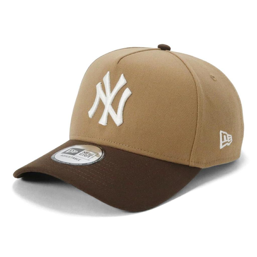 New Era Newera Cap 9FORTY 14711688 NER36C4041 MLB New York Yankees NY Beige FREE ONSPOTZ Exclusive Hat 940 Seasonal Coordination Popular Size Sticker