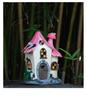 Solar-Powered Resin Fairy Garden Lamp 
