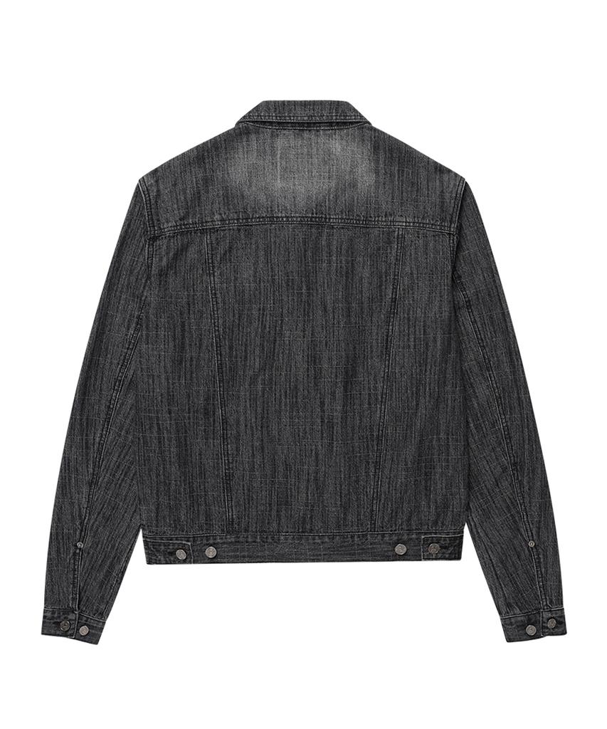 Kichul Aged Denim Jacket (Washed Black)