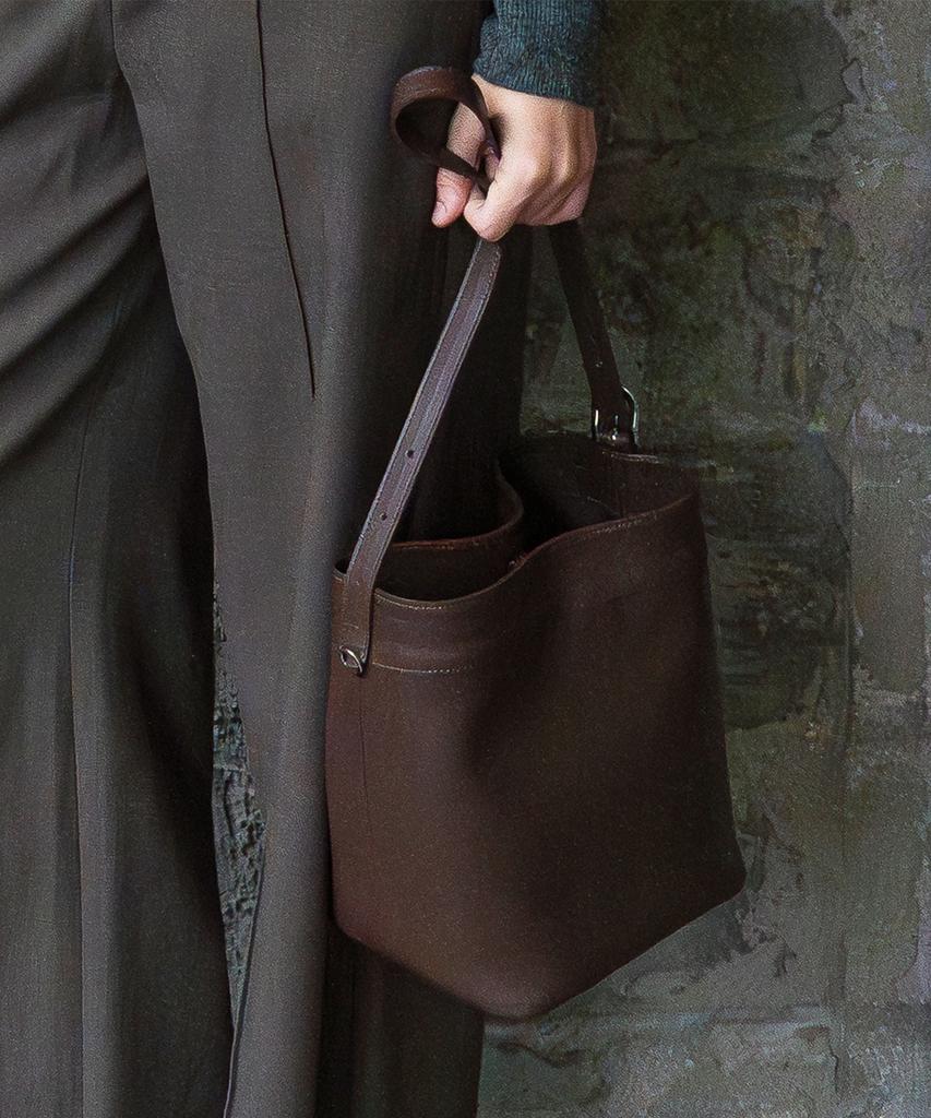 Lovecharm One Bucket Bag_Chocolate Brown