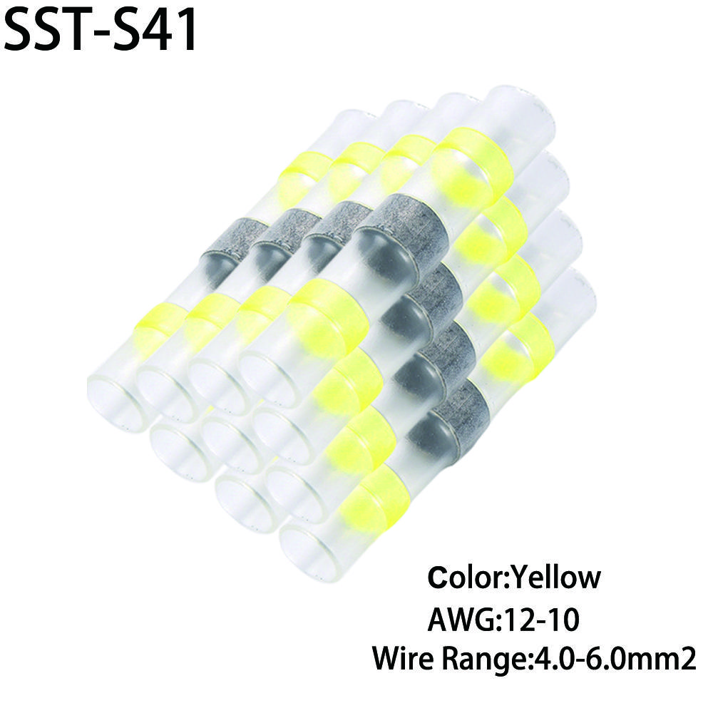 Heat Shrink Terminals Waterproof Solder Ring Seal Electrical Connectors Wire Cable Splice Kit Automotive Marine 0.25-6mm²
