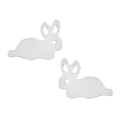 Bunny Stud Earrings - 925 Sterling Silver