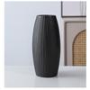 Minimalist Black Ceramic Vase
