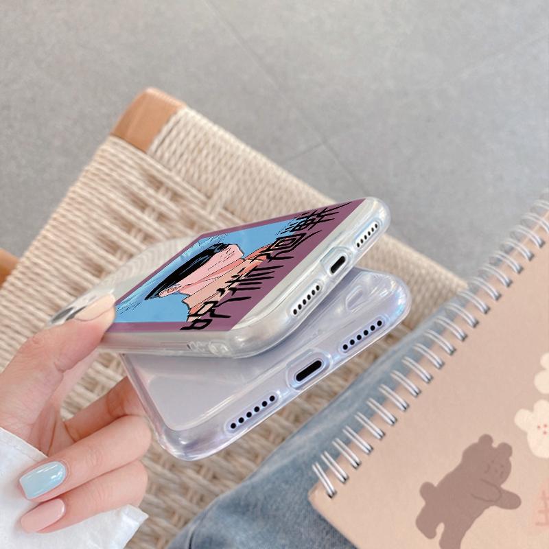 Anime Cartoon Wzór Miękki Przezroczysty Silikonowy Etui Do Samsung A55 M35 S24 Xiaomi Redmi Note 13 Poco C65 iPhone Aparat Wstrząsoodporny Ochronny Pokrowiec